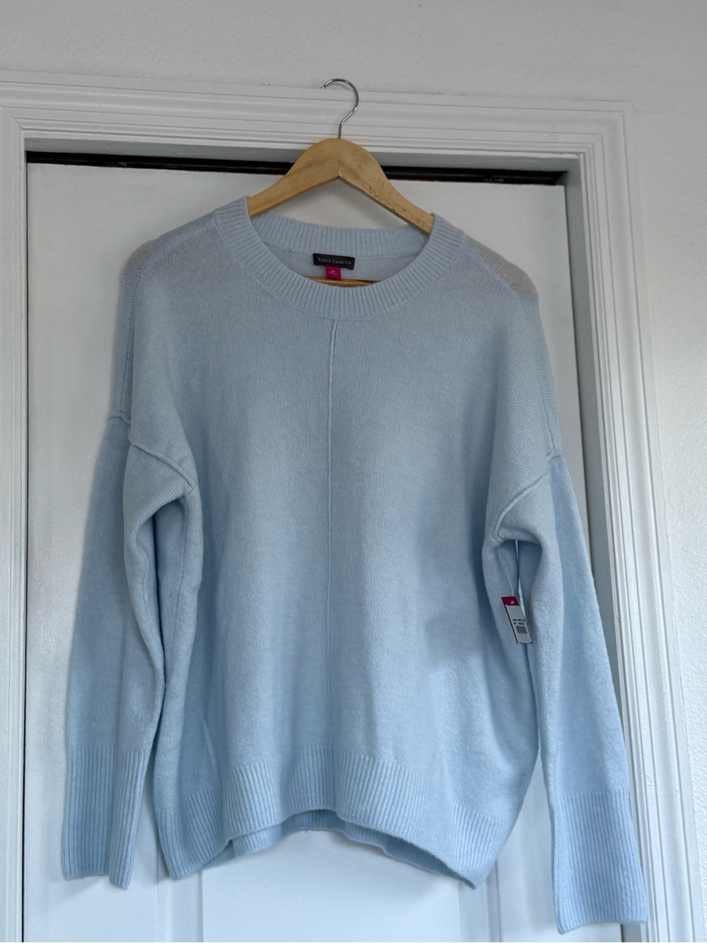 Vince Camuto Light Blue Crewneck Sweater